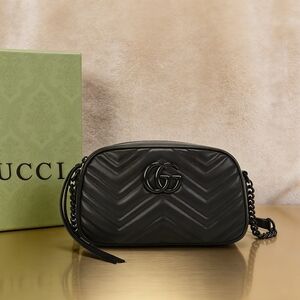 Gucci GG Marmont Small Camera Bag Black
